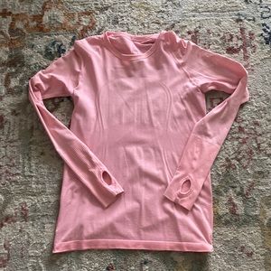 Lululemon Swiftly Tech L/S size 10, pink